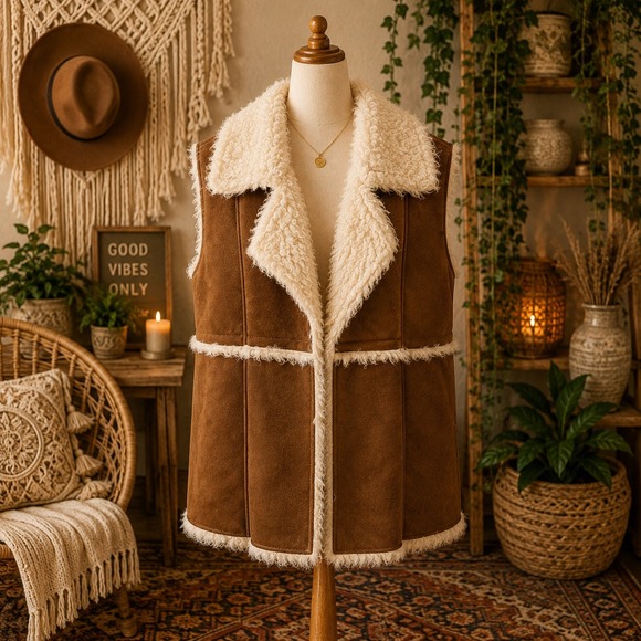 Altar'd State Jackets & Blazers - Boho Shealing Vest Altar'd State
